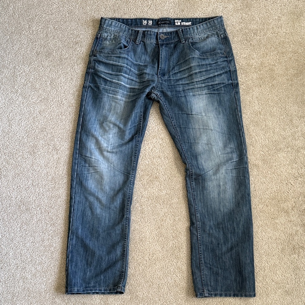 Inc International Concepts Slim Straight Berlin Jeans